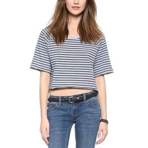 NWT Free People Striped Crop